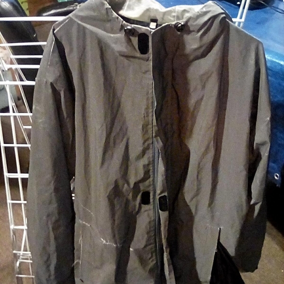 3M reflective Hooded  rain coat  for spring fall and summer , - Picture 7 of 10